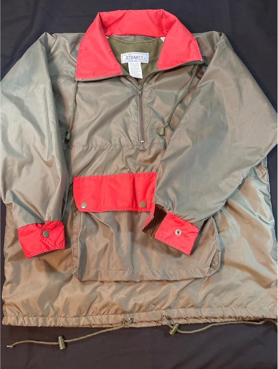 Other - Vintage 80s Strands Imports Nylon Pullover Windbreaker Anorak Fleece Lined